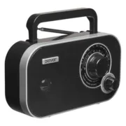Rádio Transistor Denver Electronics TR-51 Black Sintonizador AM/FM Preto Eletrónica | Som - nacloset 2
