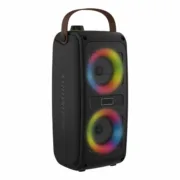 Altifalante Bluetooth Portátil Denver Electronics Preto LED RGB Colunas Bluetooth - nacloset
