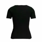 Camisola de Manga Curta Mulher Jack & Jones Jxsky Ss Knit Preto Moda | Acessórios - nacloset 2