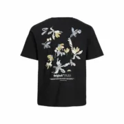 Camisola de Manga Curta Homem Jack & Jones Jorvarenna Painted Preto Moda | Acessórios - nacloset 2