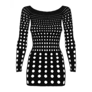 Vestido Obsessive ROCKER  Preto S/M/L Babydolls e bodies - nacloset