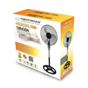 Ventilador de Pé Esperanza EHF002KE Preto 50 W Ar condicionado e ventiladores - nacloset 2