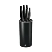 Conjunto de Facas Smile SNS-3 Preto Aço inoxidável Plástico 6 Peças Conjuntos de Facas - nacloset