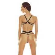 Conjunto de Lingerie Anaïs Preto XXL/XXXL Cuequinhas e tangas - nacloset 2