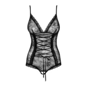 Body Obsessive Slevika L/XL Preto Babydolls e bodies - nacloset