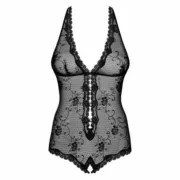 Body Obsessive Fiorenta teddy Preto L/XL Babydolls e bodies - nacloset