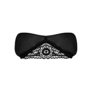 Máscara Obsessive Satinia Preto Bondage - nacloset