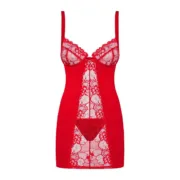 Babydoll Obsessive D605 Vermelho L/XL Babydolls e bodies - nacloset
