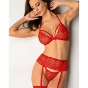 Conjunto de Lingerie Obsessive 838-SEG-3 Vermelho L/XL Cuequinhas e tangas - nacloset 2