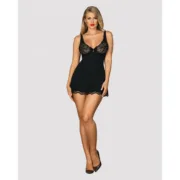 Babydoll Obsessive Luvae Preto XXL/XXXL Babydolls e bodies - nacloset 2