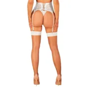 Meias de Liga Obsessive S814 Branco S/M Lingerie e Roupa Interior - nacloset 2