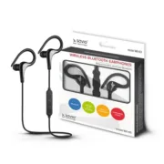 Auriculares Bluetooth para prática desportiva Savio WE-03 Preto Auriculares Sem Fios - nacloset 2