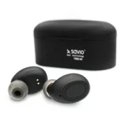 Auriculares in Ear Bluetooth Savio TWS-04 Preto Grafite Auriculares Sem Fios - nacloset 2