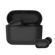 Auriculares in Ear Bluetooth Savio TWS-09 Preto Auriculares Sem Fios - nacloset
