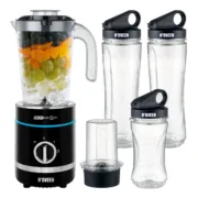 Batedora de Copo N’oveen SB2000 Preto 500 W 800 ml Batedeiras - nacloset