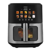 Fritadeira de Ar N’oveen AF770 Preto Prateado 1700 W 6,5 L Cozinha | Gourmet - nacloset 2