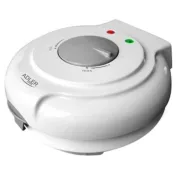 Máquina para Waffles Adler AD 3038 Branco Cinzento 1500 W Confeitaria - nacloset