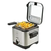 Fritadeira Mesko MS 4910 Preto Prateado 900 W 1,5 L Cozinha | Gourmet - nacloset
