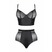 Conjunto de Lingerie Demoniq Preto S Cuequinhas e tangas - nacloset