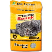 Areia para Gatos Super Benek Compact Natural Cinzento 25 L Animais de Estimação - nacloset