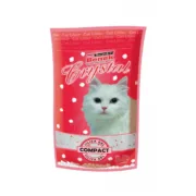 Areia para Gatos Super Benek Super Crystal Compact Natural Animais de Estimação - nacloset