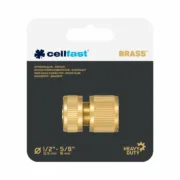 Conector de mangueira Cellfast 15 mm Latão Rápido Casa | Jardim - nacloset 2