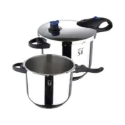 Conjunto de Panelas Express San Ignacio Aço inoxidável 4 L 5,5 L Ø 22 cm Cozinha | Gourmet - nacloset