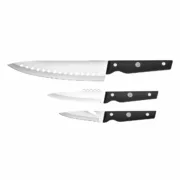 Conjunto de Facas Bergner Pro Reeco BG41026DBL Aço inoxidável ABS 3 Peças Conjuntos de Facas - nacloset 2