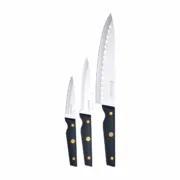 Conjunto de Facas Bergner Pro Reeco BG41026DBL Aço inoxidável ABS 3 Peças Conjuntos de Facas - nacloset