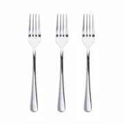 Conjunto de Garfos de Sobremesa San Ignacio Natur SG7781 Aço inoxidável Prateado Brilho (3 Unidades) Cozinha | Gourmet - nacloset