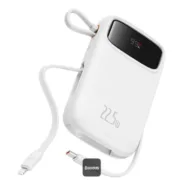 Powerbank Baseus P10055003223-00 Branco 10000 mAh Eletrónica | Telefones e Tablets - nacloset