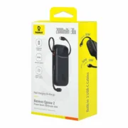 Powerbank Baseus P10055009113-00 Preto 20000 mAh Eletrónica | Telefones e Tablets - nacloset