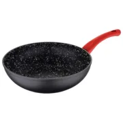 Frigideira Wok San Ignacio Toledo SG-6268 Ø 26 cm Preto Alumínio Cozinha | Gourmet - nacloset