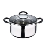Caçarola com Tampa Masterpro foodies bgmp-1502-bk Aço inoxidável (5 L) 24 x 12 cm Cozinha | Gourmet - nacloset