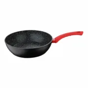 Frigideira Wok San Ignacio Toledo SG-6252 Ø 28 cm Preto Alumínio Cozinha | Gourmet - nacloset 2