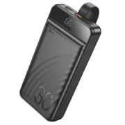 Powerbank Hoco J123B black Preto 30000 mAh Eletrónica | Telefones e Tablets - nacloset