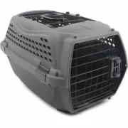 Caixa de Transporte ECO GIRO M Cinzento Cinzento escuro Plástico Gato Animais de Estimação - nacloset