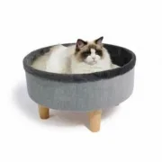 Cama para gato MPETS ROUND Cinzento 47 x 47 x 26 cm Animais de Estimação - nacloset