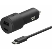 Carregador de Carro Motorola 1XUSB A+C Carregadores USB para o Carro - nacloset