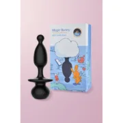Plug Anal Magic Motion Branco Preto Consoladores - nacloset 2