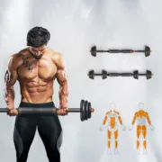 Kit de Pesos Russos e Halteres Xiaomi 10 Kg 10 kg Aparelhos de Musculação - nacloset 2
