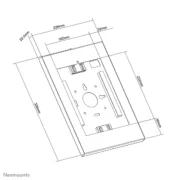 Suporte para telemóvel ou táblete Neomounts WL15-650WH1 Branco Eletrónica | GPS e Automóvel - nacloset 2