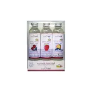 Lubrificante Nature Body 3 x 75 ml Morango Pêssego Framboesa Lubrificantes à base de água - nacloset