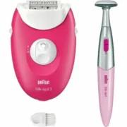 Depiladora Elétrica Braun SE3-202 Fúcsia Depilação e acessórios para barbear - nacloset