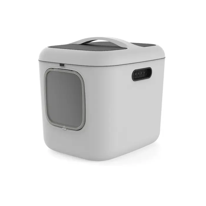 Caixa de Areia para Gatos Rotho My Pet Biala XL Branco Plástico reciclado Animais de Estimação - nacloset 2