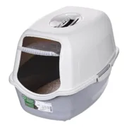 Caixa de Areia para Gatos Diamentiq 4004508810DIA Branco Cinzento Plástico 40 x 38,7 x 55,5 cm Animais de Estimação - nacloset