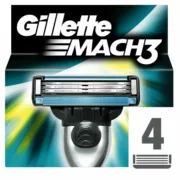 Lâmina de Barbear Gillette Mach 3 (4 Unidades) A Preço de Revenda - nacloset