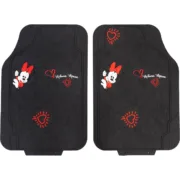 Conjunto de Tapetes de Carro Minnie Mouse CZ10901 Preto Acessórios e organizadores para veículos - nacloset