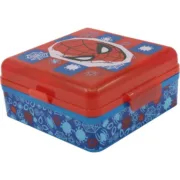 Lancheira com Compartimentos Spider-Man CZ11274 Multicolor Plástico Cozinha | Gourmet - nacloset 2