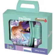 Lancheira com Frasco Frozen CZ11276 380 ml 17 cm Plástico Jogos | Disfarces - nacloset 2
